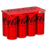 Coca Cola Zero 330ml Cans 8 pack